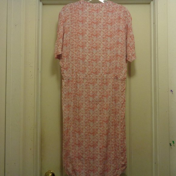 SOFT GIRL LOU GREY RAYON COUNTRY TINY FLOWERS DRESS M - Picture 2 of 4